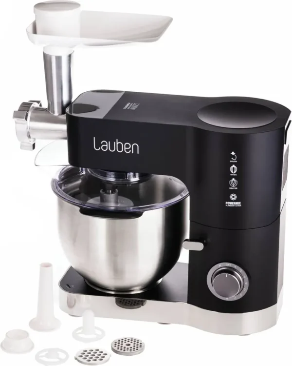 Lauben Kitchen Machine 1200BC, Küchenmaschine, planetarische Rührbewegung, 1200 W Leistung, Kupfermotor, Edelstahlschüssel mit 5,5 l Inhalt, Kochbuch – Image 8