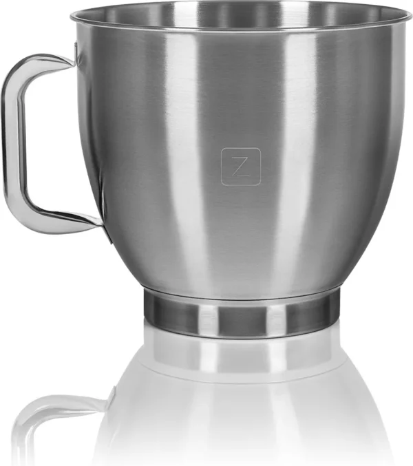 Zeegma Planeet Chef Küchenmaschine, Knetmaschine 2200W, Multifunktionaler Roboter, Teigmaschine, Rührmaschine mit 6,5 L Edelstahl Schüssel Schwarz – Image 6